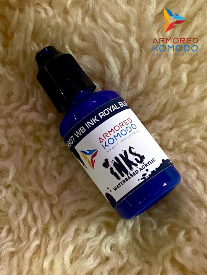 Royal Blue Waterbased Ink PH907 30ml Armored Komodo Waterbased Acrylics - Image 2