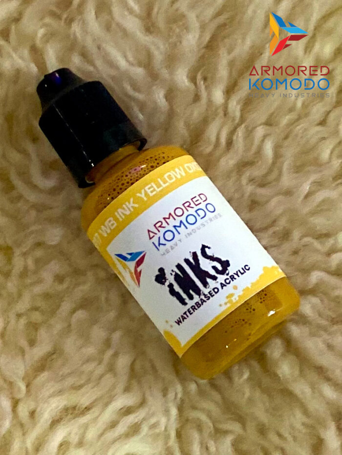 Yellow Oxide Waterbased Ink PH917 30ml Armored Komodo Waterbased Acrylics - Image 2