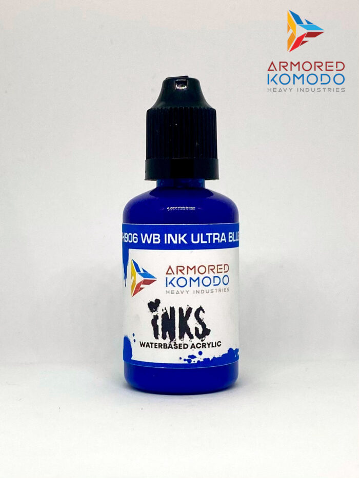 Ultra Blue Waterbased Ink PH906 30ml Armored Komodo Waterbased Acrylics