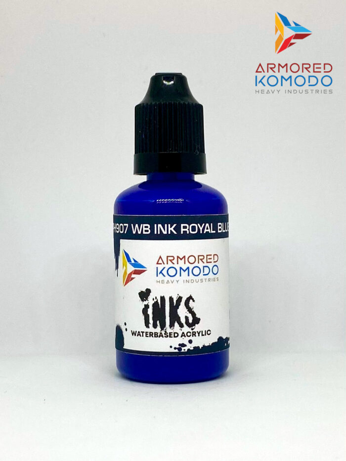 Royal Blue Waterbased Ink PH907 30ml Armored Komodo Waterbased Acrylics