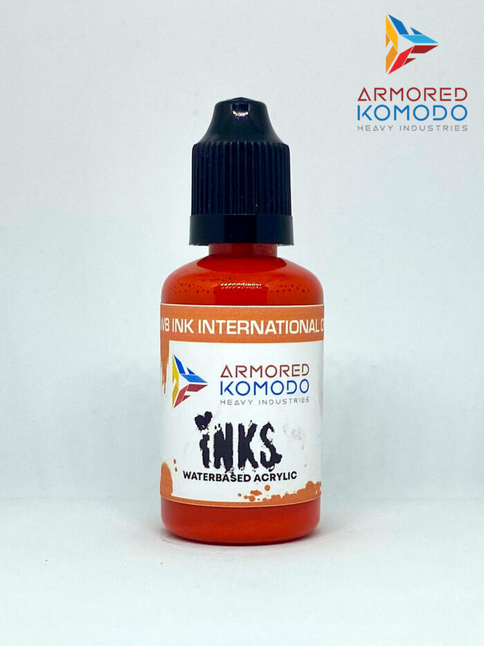 International Orange Waterbased Ink PH912 30ml Armored Komodo Waterbased Acrylics