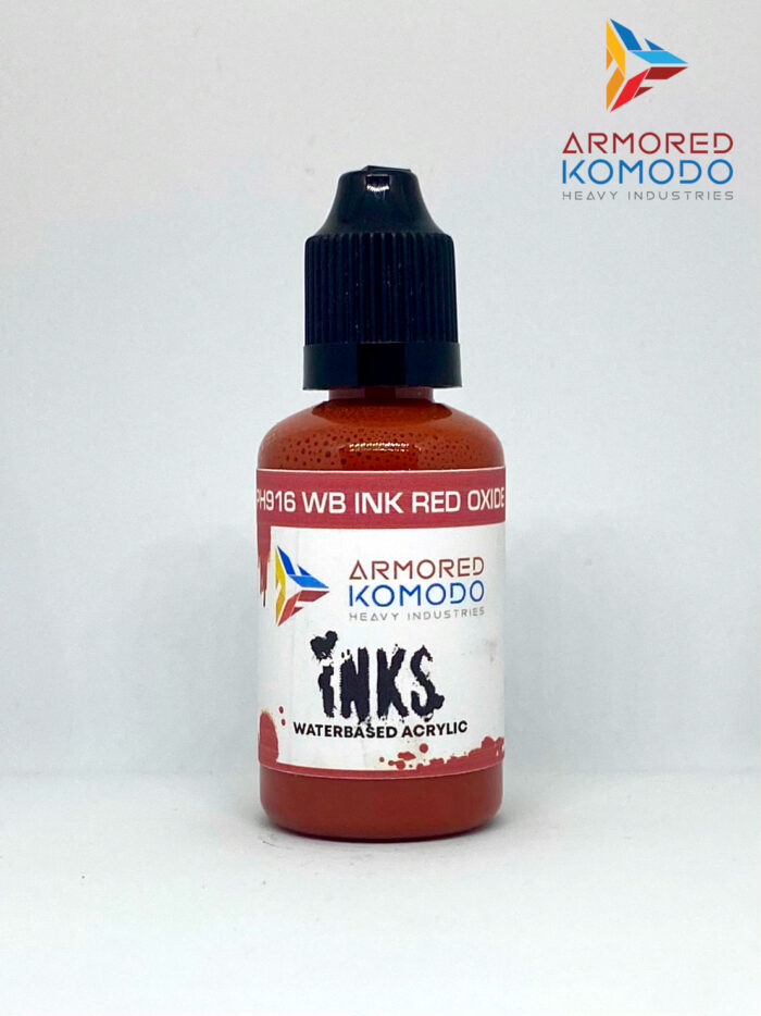 Red Oxide Waterbased Ink PH916 30ml Armored Komodo Waterbased Acrylics