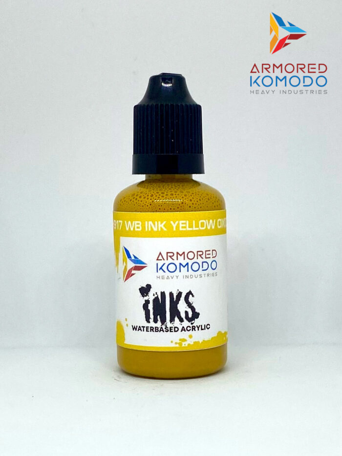 Yellow Oxide Waterbased Ink PH917 30ml Armored Komodo Waterbased Acrylics