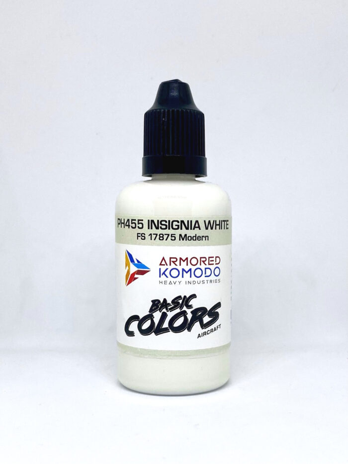Insignia White FS17875 PH455 50ml Armored Komodo Lacquer Airbrush Hobby Paint