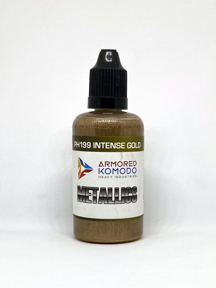Intense Gold PH199 50ml Armored Komodo Lacquer Metallic Pearl Airbrush Paint - Image 2