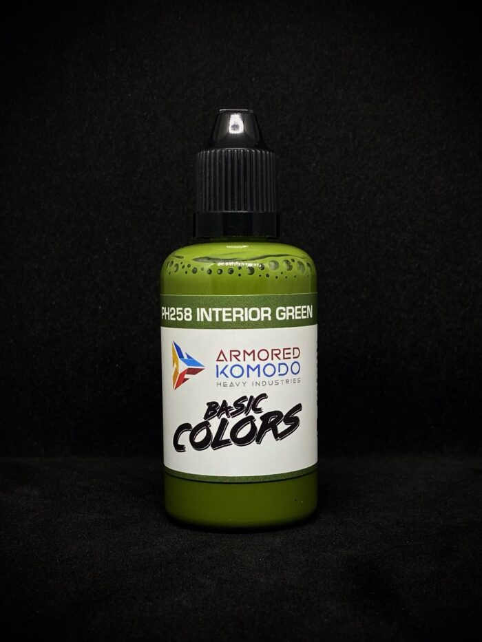 Interior Green PH258 FS34151 50ml Armored Komodo Lacquer Airbrush Hobby Paint
