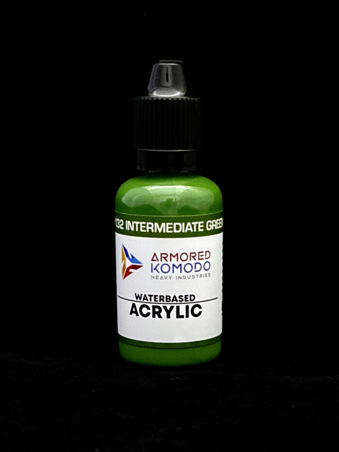 Intermediate Green PH132 Waterbased Acrylics 30ml Armored Komodo