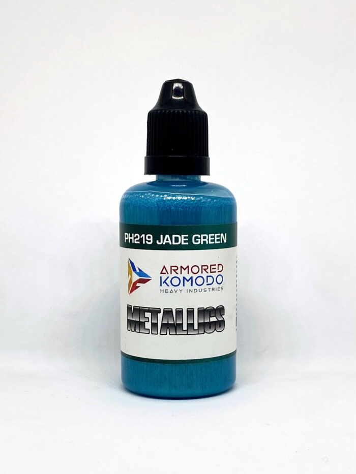 Jade Green PH219 50ml Armored Komodo Lacquer Metallic Pearl Airbrush Paint - Image 2