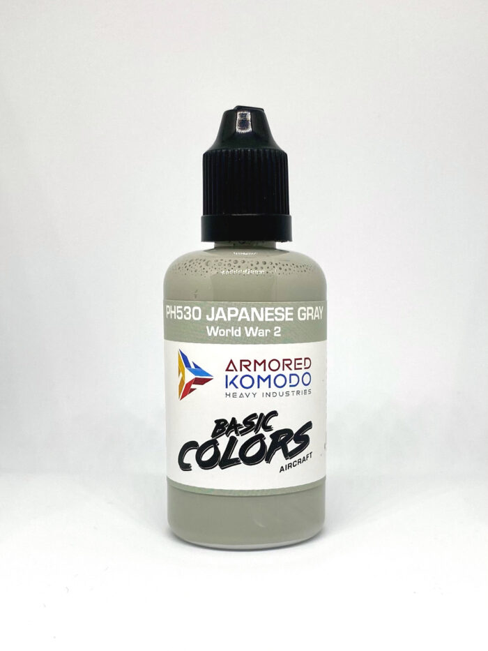 Japanese Gray J3 Hai-Iro PH530 50ml Armored Komodo Lacquer Airbrush Hobby Paint