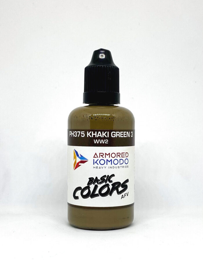 Khaki Green 3 PH375 50ml Armored Komodo Lacquer Airbrush Hobby Paint