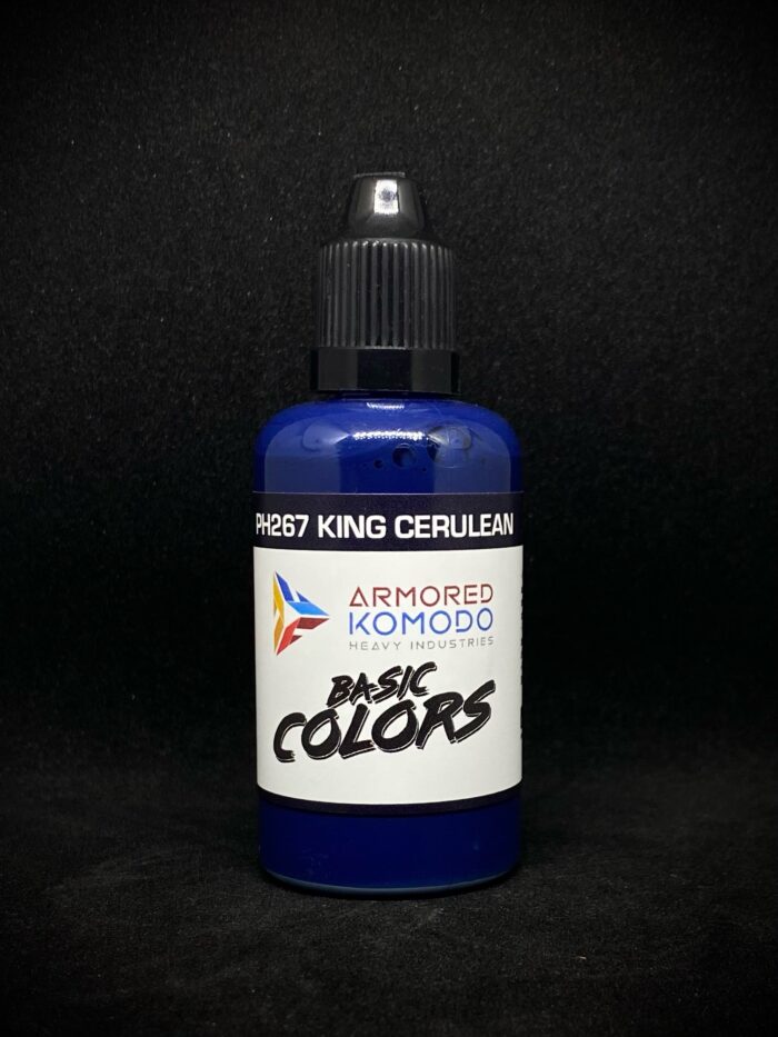 King Cerulean PH267 50ml Armored Komodo Lacquer Airbrush Hobby Paint