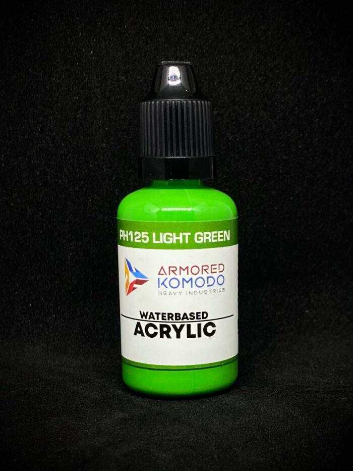 Light Green PH125 Waterbased Acrylics 30ml Armored Komodo