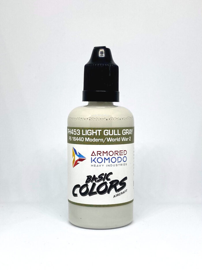 Light Gull Gray FS16440 PH453 50ml Armored Komodo Lacquer Airbrush Hobby Paint