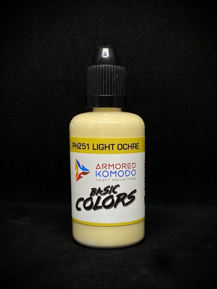 Light Ochre PH251 50ml Armored Komodo Lacquer Airbrush Hobby Paint