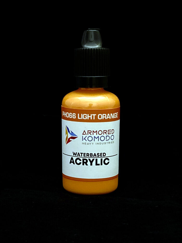 Light Orange PH066 Waterbased Acrylics 30ml Armored Komodo