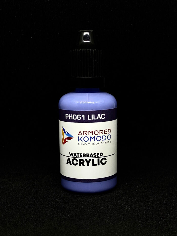 Lilac PH061 Waterbased Acrylics 30ml Armored Komodo