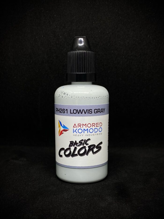 LowVis Gray PH261 FS35526 50ml Armored Komodo Lacquer Airbrush Hobby Paint