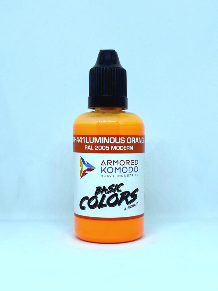Luminous Orange RAL2005 PH441 50ml Armored Komodo Lacquer Airbrush Hobby Paint