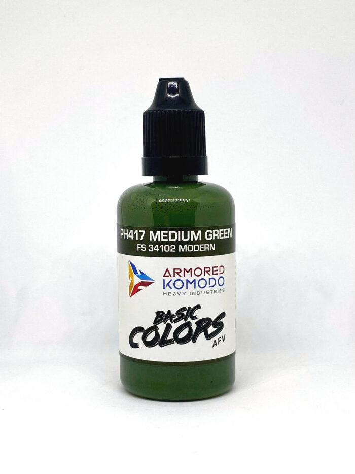 Medium Green FS34102 PH417 50ml Armored Komodo Lacquer Airbrush Hobby Paint