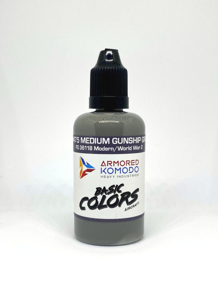 Medium Gunship Gray FS36118 PH475 50ml Armored Komodo Lacquer Airbrush Hobby Paint