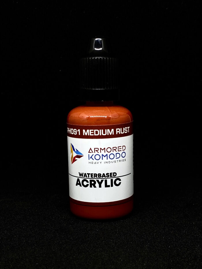 Medium Rust PH091 Waterbased Acrylics 30ml Armored Komodo