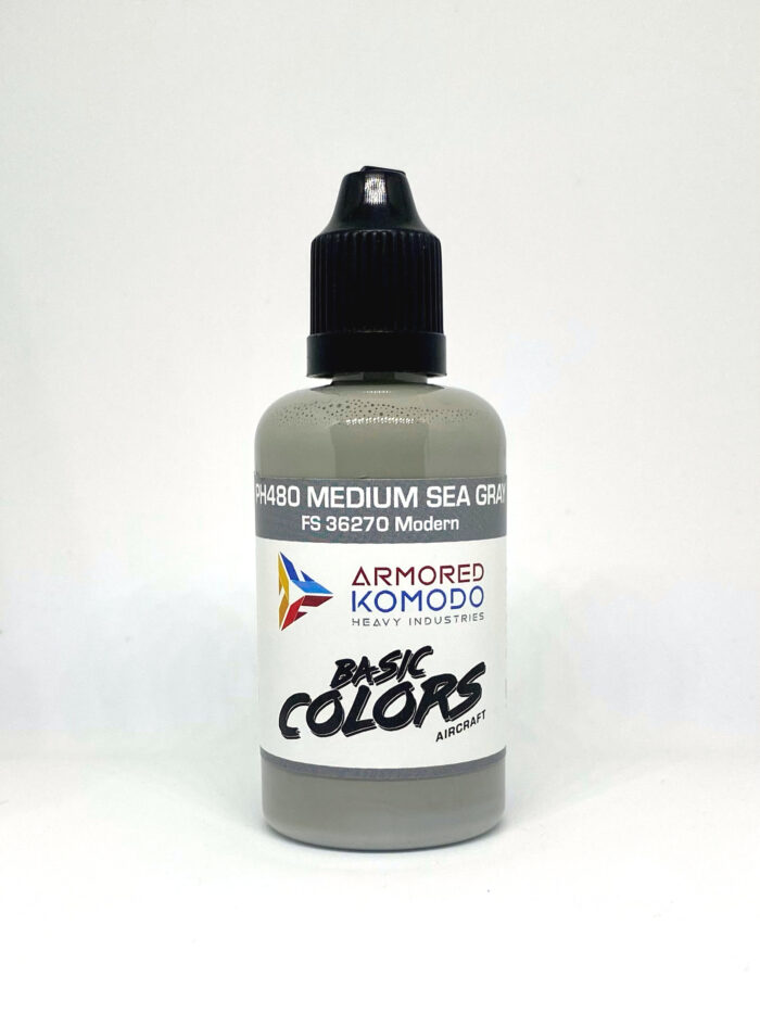 Medium Sea Gray FS36270 PH480 50ml Armored Komodo Lacquer Airbrush Hobby Paint