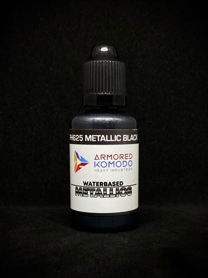 Metallic Black PH625 Waterbased Acrylics 30ml Armored Komodo - Image 2
