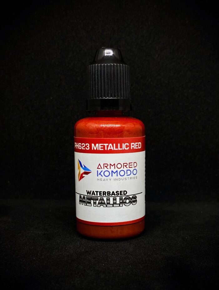 Metallic Red PH623 Waterbased Acrylics 30ml Armored Komodo - Image 2