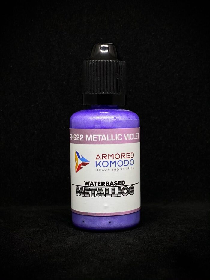 Metallic Violet PH622 Waterbased Acrylics 30ml Armored Komodo - Image 2