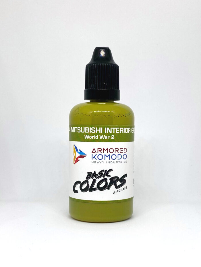 Mitsubishi Interior Green PH534 50ml Armored Komodo Lacquer Airbrush Hobby Paint