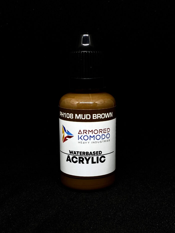 Mud Brown PH108 Waterbased Acrylics 30ml Armored Komodo