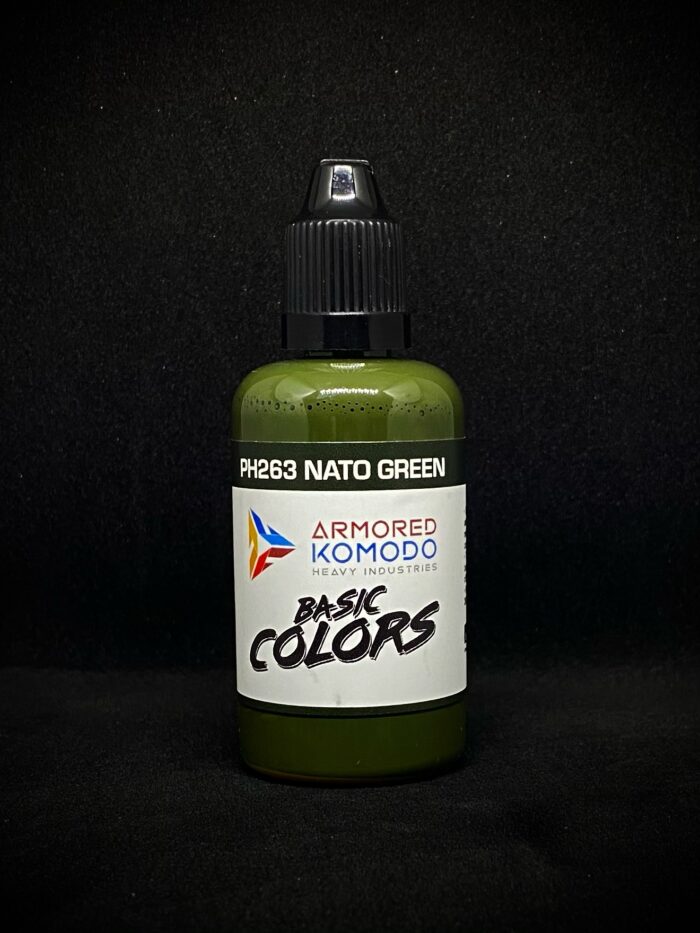 Nato Green PH263 RAL6031- F9 50ml Armored Komodo Lacquer Airbrush Hobby Paint