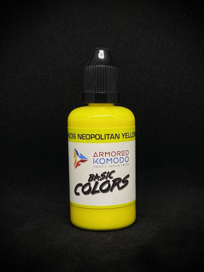 Neopolitan Yellow PH236 50ml Armored Komodo Lacquer Airbrush Hobby Paint