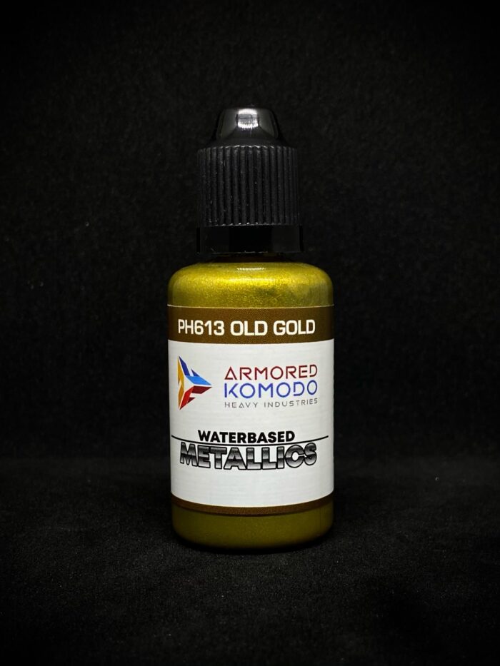 Old Gold PH613 Waterbased Acrylics 30ml Armored Komodo - Image 2