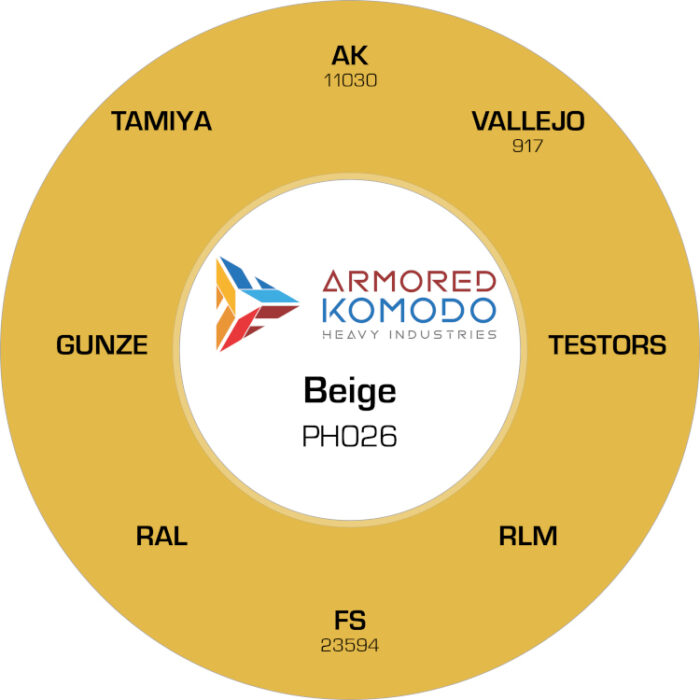 Beige PH026 Waterbased Acrylics 30ml Armored Komodo - Image 2