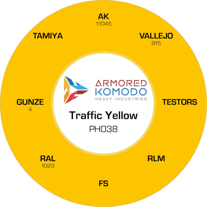 Traffic Yellow PH038 Waterbased Acrylics 30ml Armored Komodo - Image 2