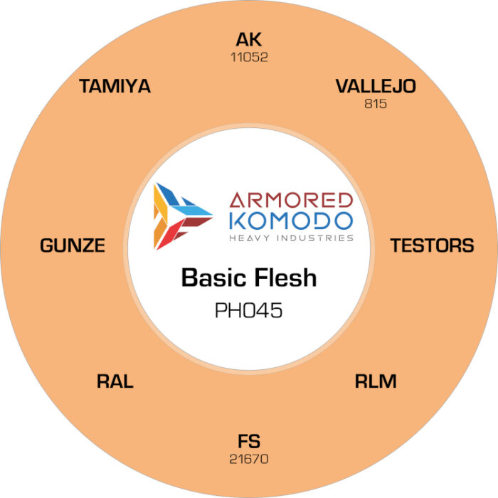 Basic Flesh PH045 Waterbased Acrylics 30ml Armored Komodo - Image 2