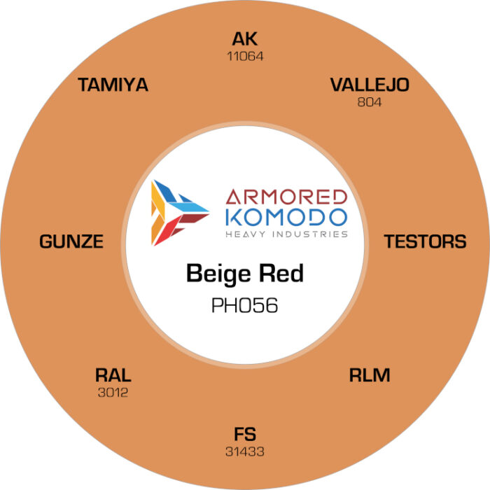Beige Red PH056 Waterbased Acrylics 30ml Armored Komodo - Image 2