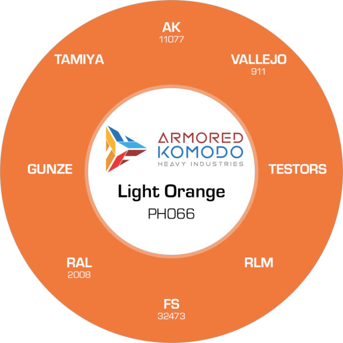 Light Orange PH066 Waterbased Acrylics 30ml Armored Komodo - Image 2