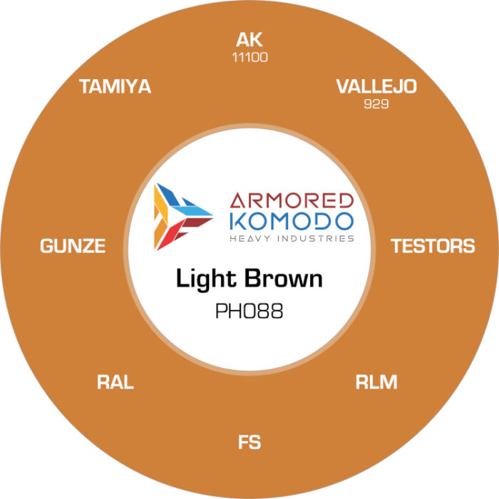 Light Brown PH088 Waterbased Acrylics 30ml Armored Komodo - Image 2