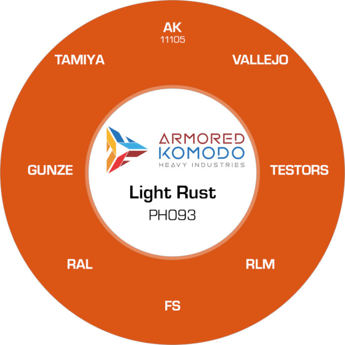 Light Rust PH093 Waterbased Acrylics 30ml Armored Komodo - Image 2
