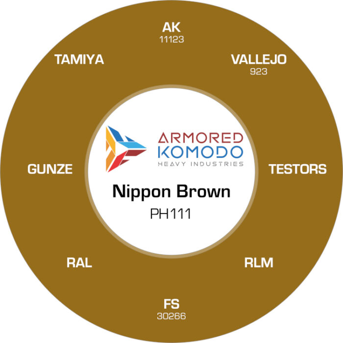 Nippon Brown PH111 Waterbased Acrylics 30ml Armored Komodo - Image 2