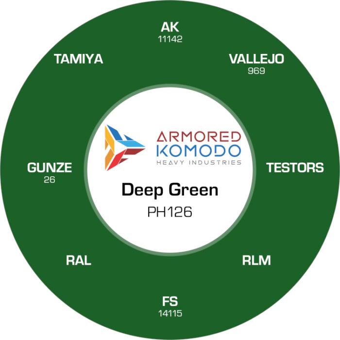 Deep Green PH126 Waterbased Acrylics 30ml Armored Komodo - Image 2