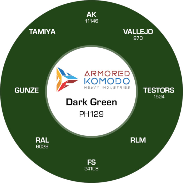 Dark Green PH129 Waterbased Acrylics 30ml Armored Komodo - Image 2