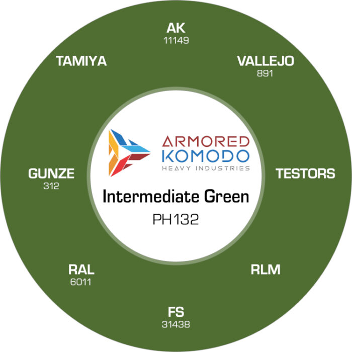 Intermediate Green PH132 Waterbased Acrylics 30ml Armored Komodo - Image 2
