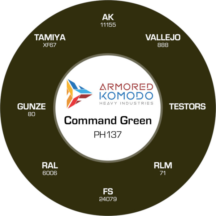 Command Green PH137 Waterbased Acrylics 30ml Armored Komodo - Image 2