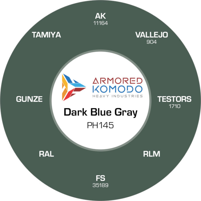 Dark Blue Gray PH145 Waterbased Acrylics 30ml Armored Komodo - Image 2