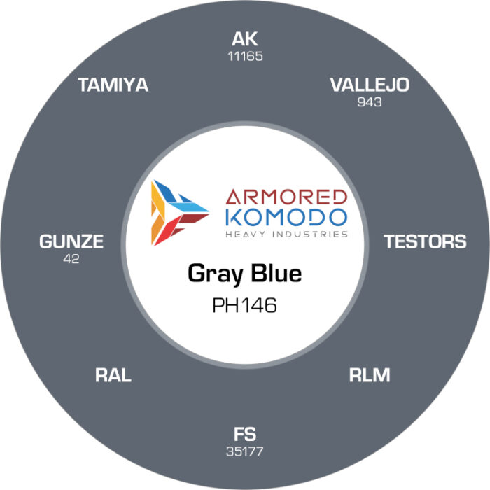 Gray Blue PH146 Waterbased Acrylics 30ml Armored Komodo - Image 2
