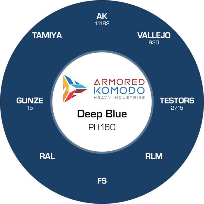 Deep Blue PH160 Waterbased Acrylics 30ml Armored Komodo - Image 2