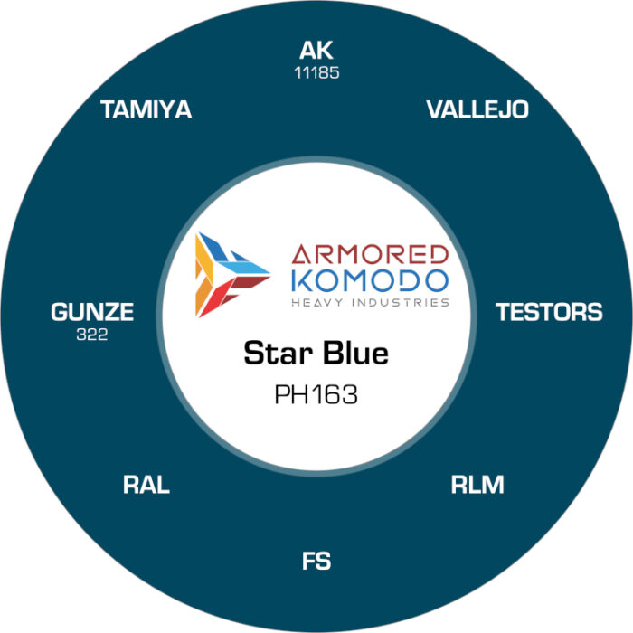 Star Blue PH163 Waterbased Acrylics 30ml Armored Komodo - Image 2